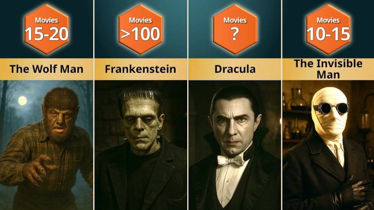 Ranking the 12 Most Iconic Universal Monsters Ever Created