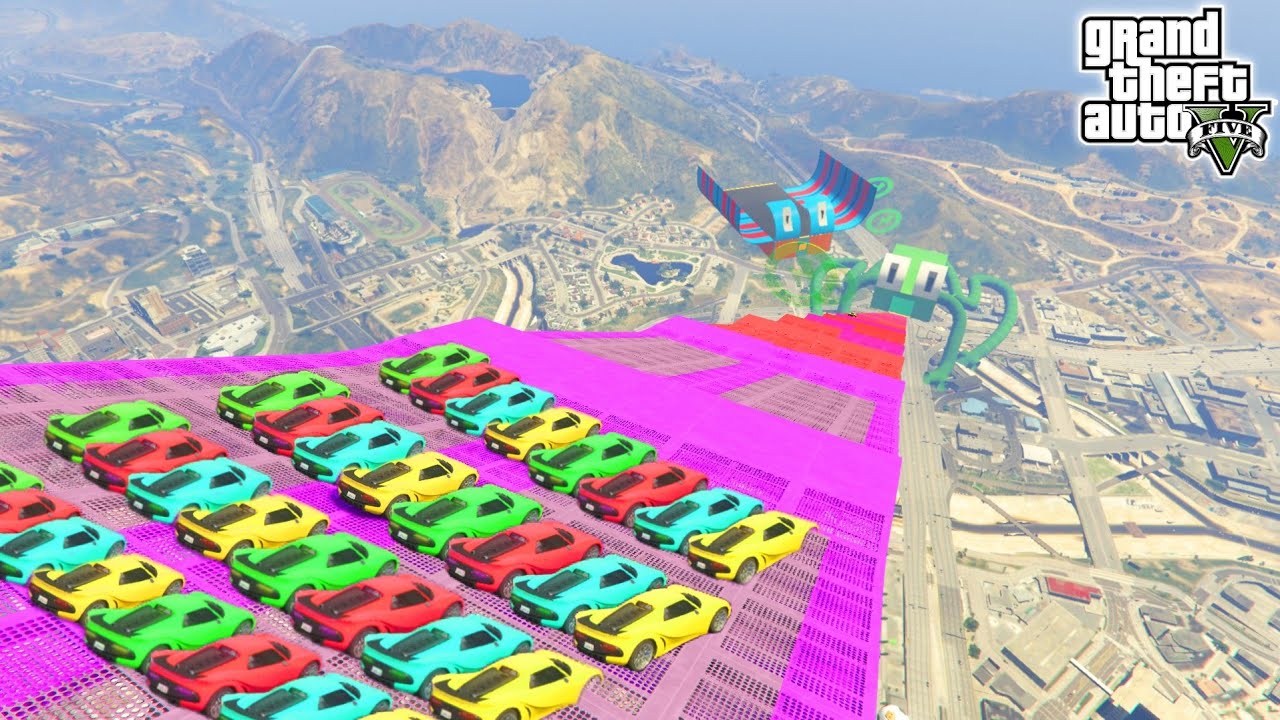 Mega Ramp Challenge 826.826% People Bite Their Tongue After This Race in GTA 5!