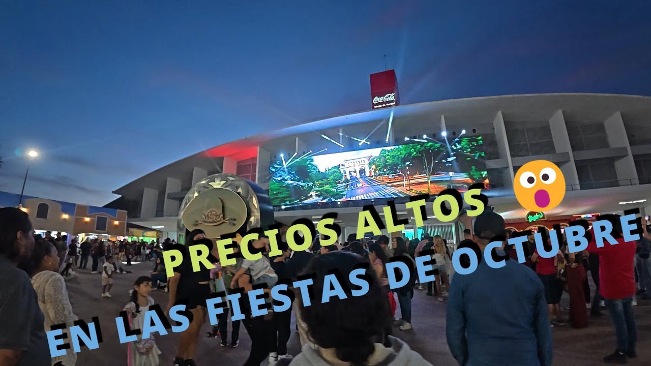 precios ALTOS en las FIESTA de OCTUBRE