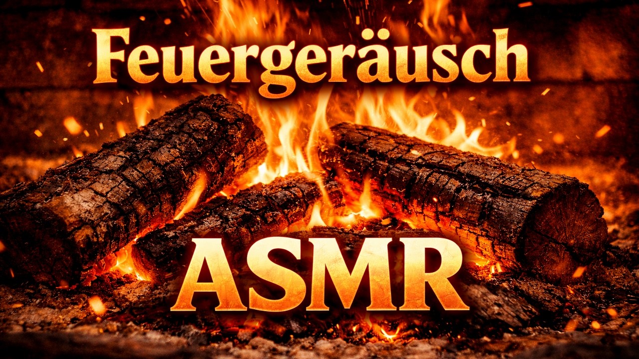 Feuergeräusch ASMR | Fireplace sound