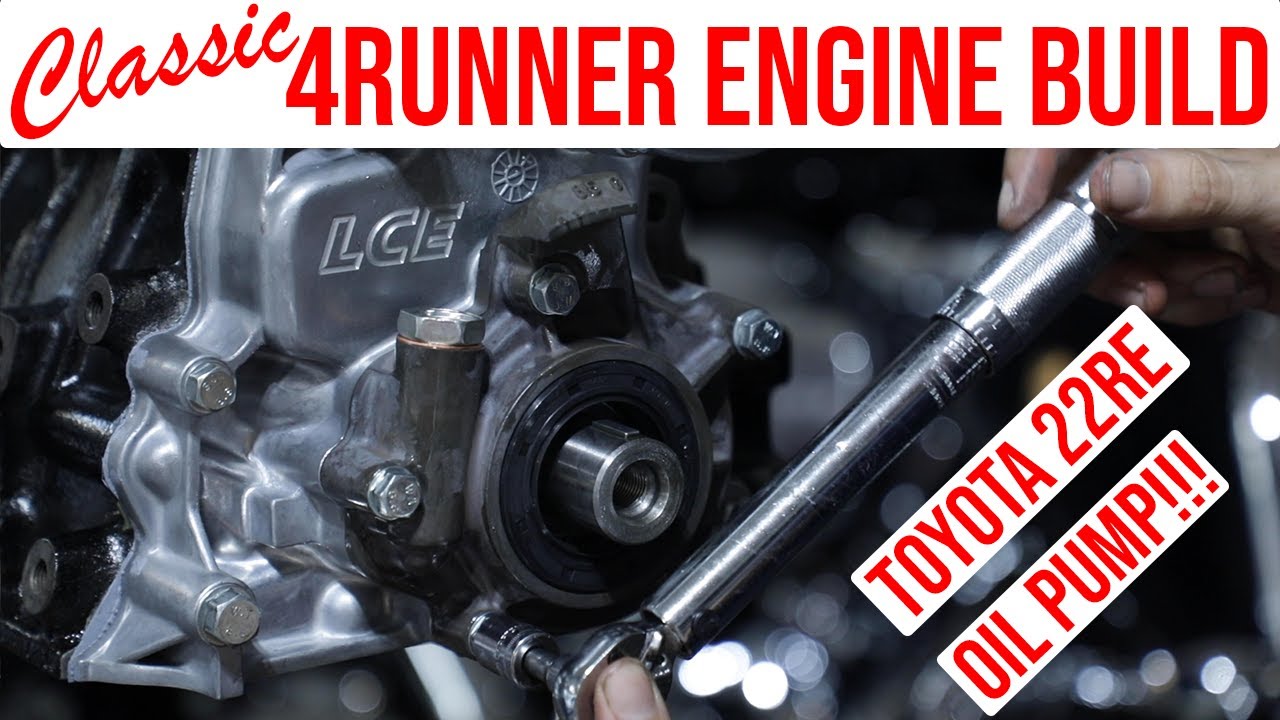 1st Gen Toyota 4Runner 22RE Engine Build PART 3 - Oil Pump & Block Sensors / Plugs