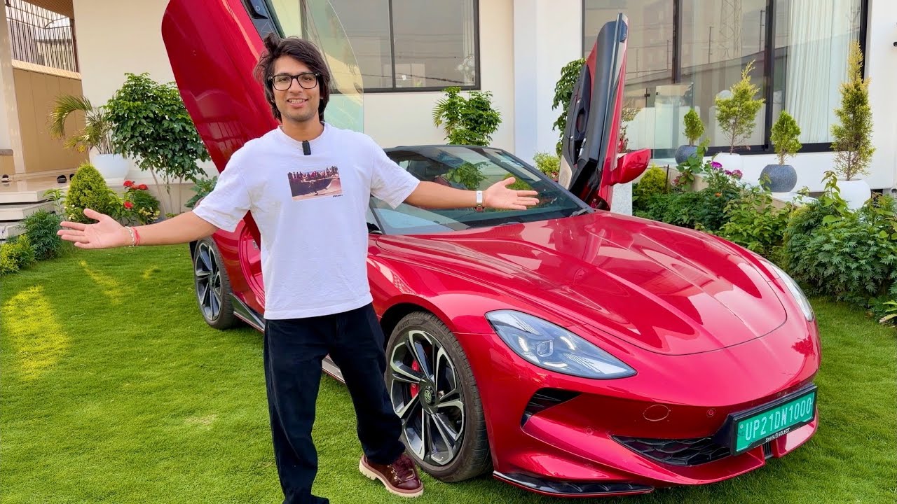 New Red Car Aagyi 😍 Gharpe