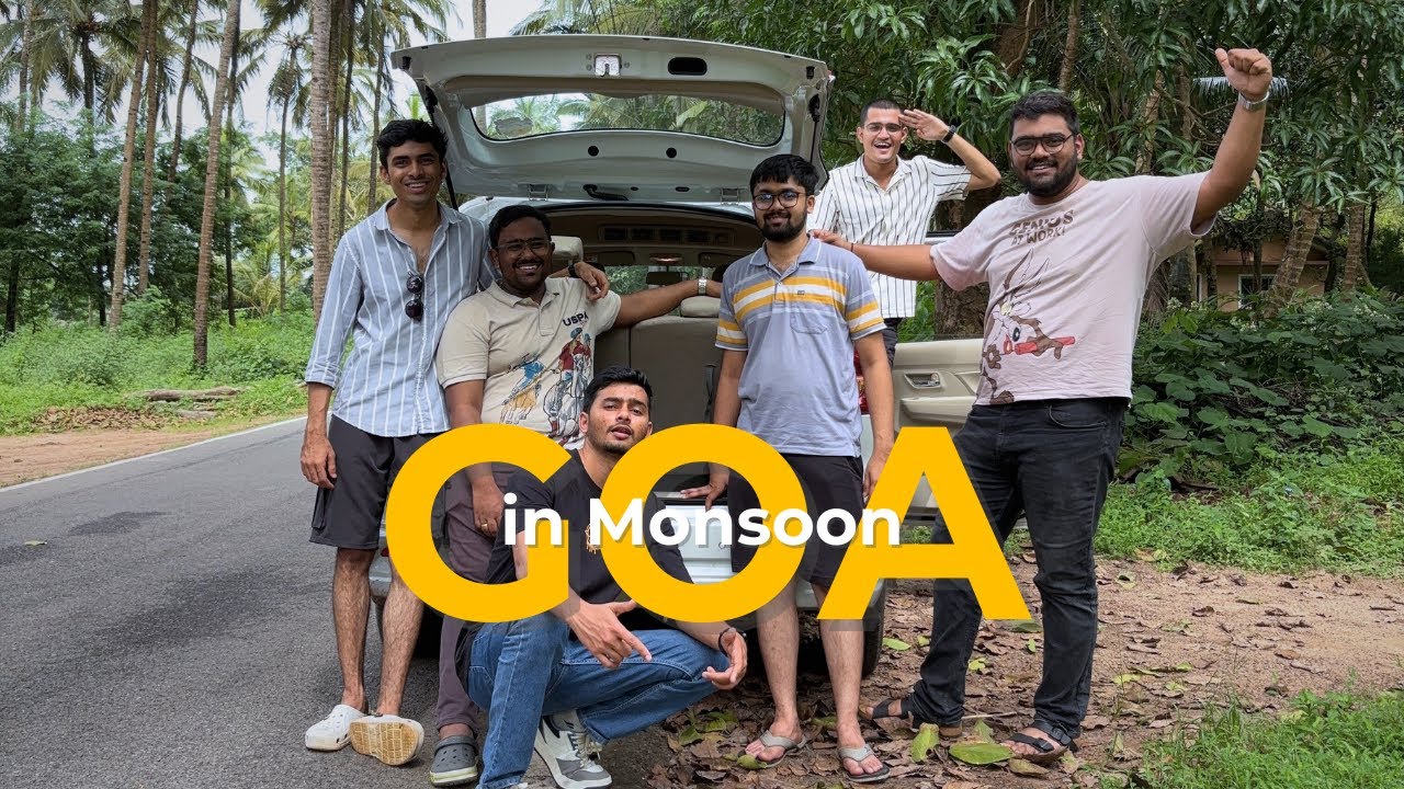 Goa with Friends | Cinematic Vlog | Monsoon 2025 #travel #goa