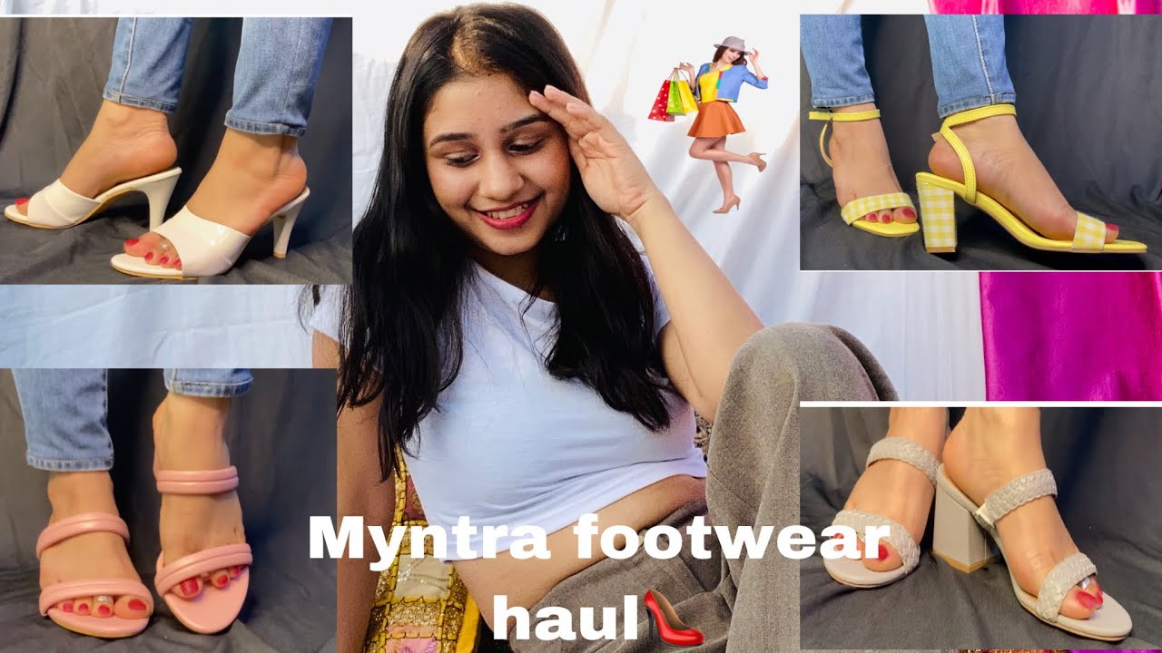 Best footwear haul| Myntra Haul| Myntra footwear| Heels|Flats| Starting just from 599❤️