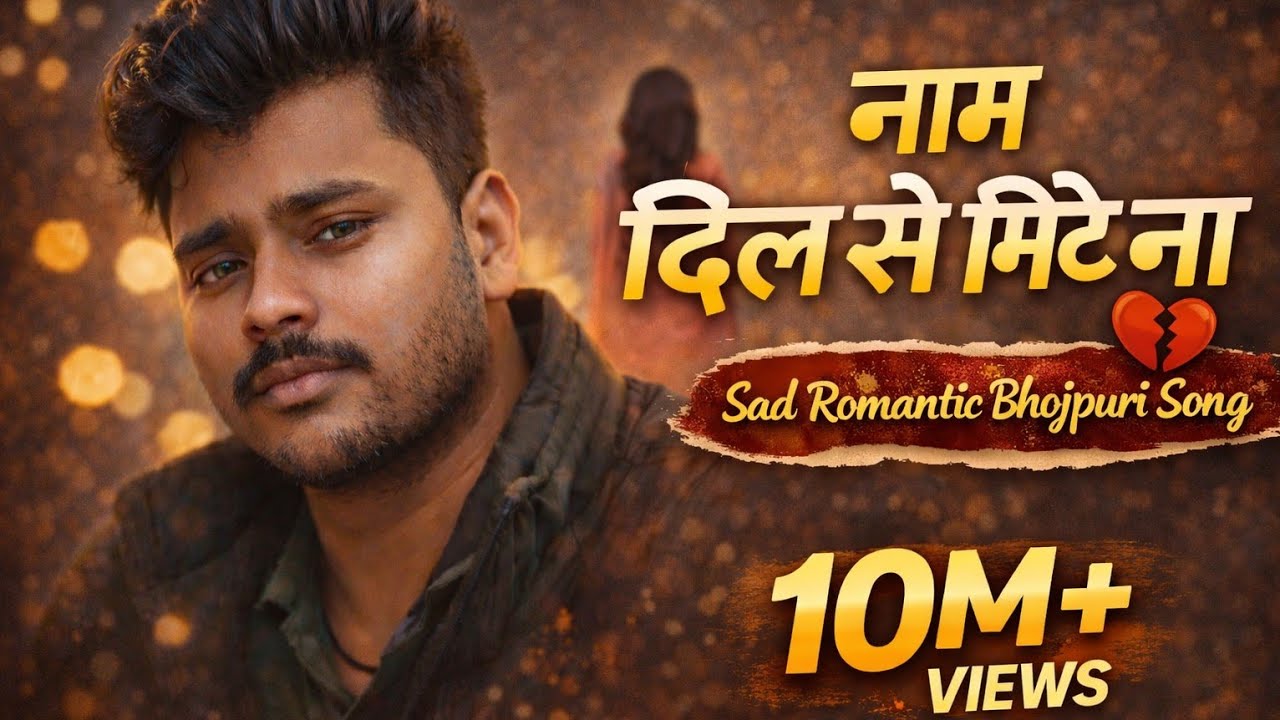 नाम दिल से मिटे ना 💔 | Bhojpuri Sad Song | Heart Touching Love Breakup Song | New Emotional Gana
