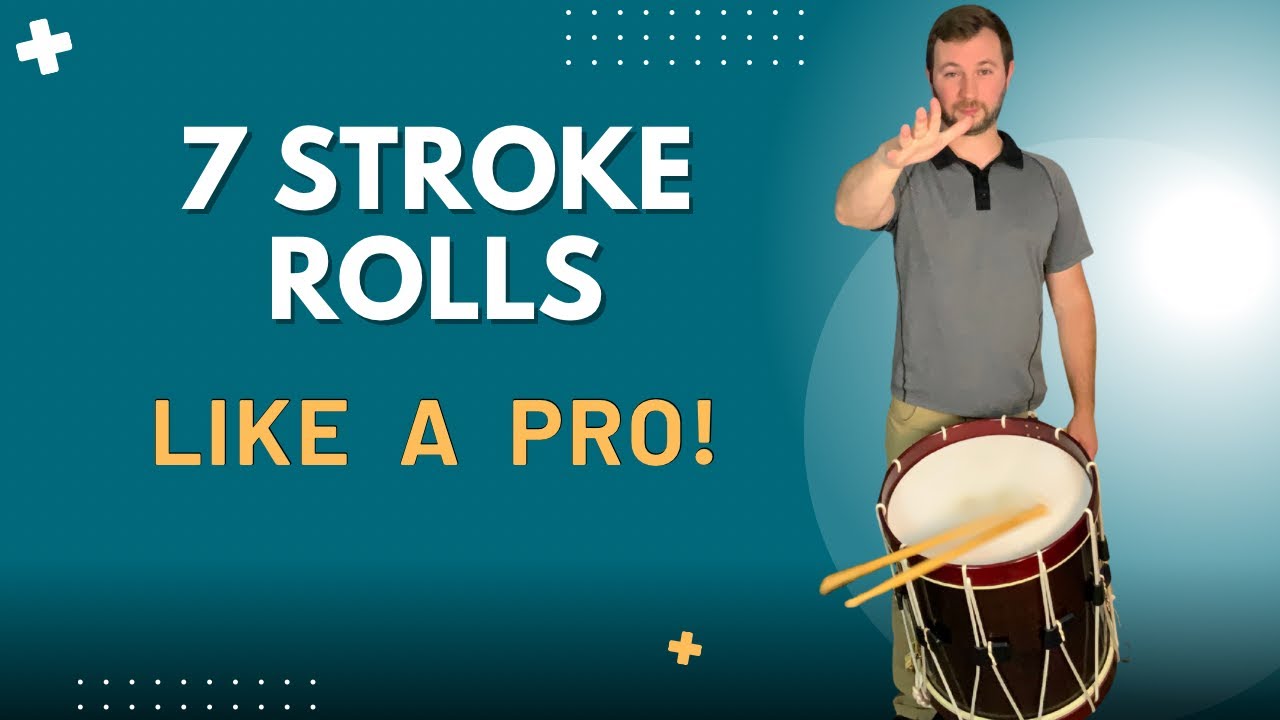 3 exercises to MASTER 7 stroke rolls: In the Traditional Rudimental way