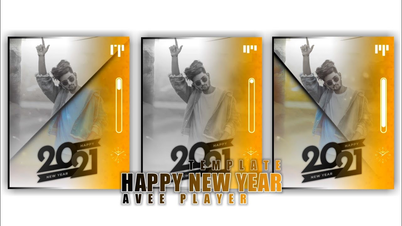 Happy New Year status video editing || new year video editing || avee player editing
