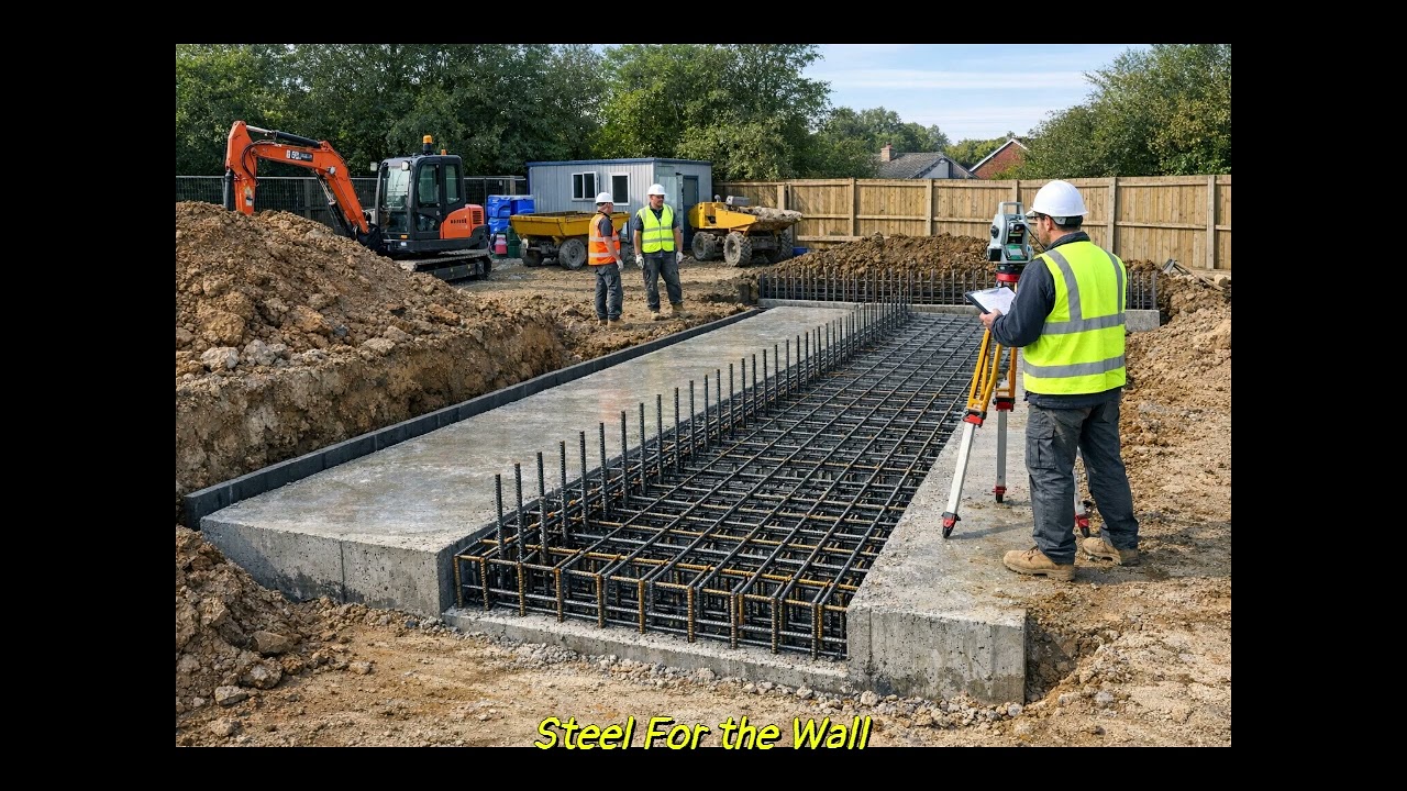 Construction Of Concrete Retaining Wall
