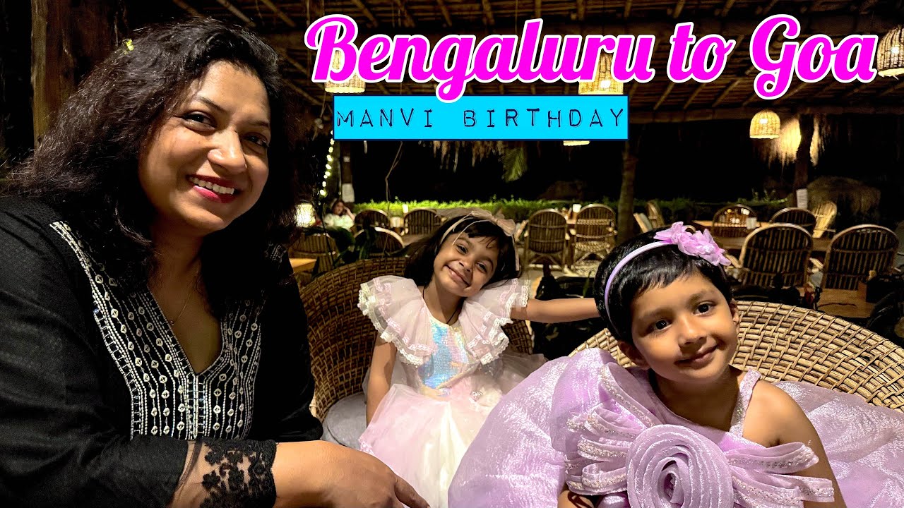 EP01: RoadTrip 2026 | Bengaluru to Goa | Manvi Myanshi Birthday | Babu Beach Resort | Roving Couple