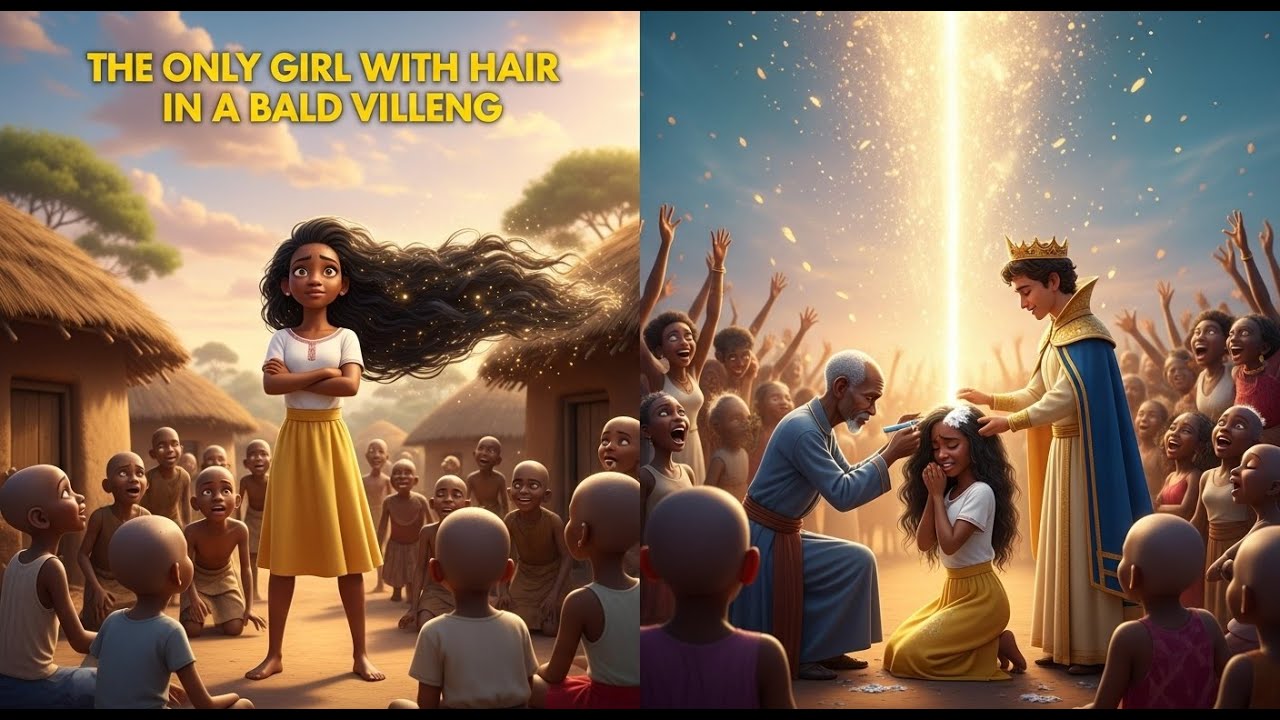 The Only Girl With Hair In a Bald Village #africanfolktales  #storytime  #folklore  #tales