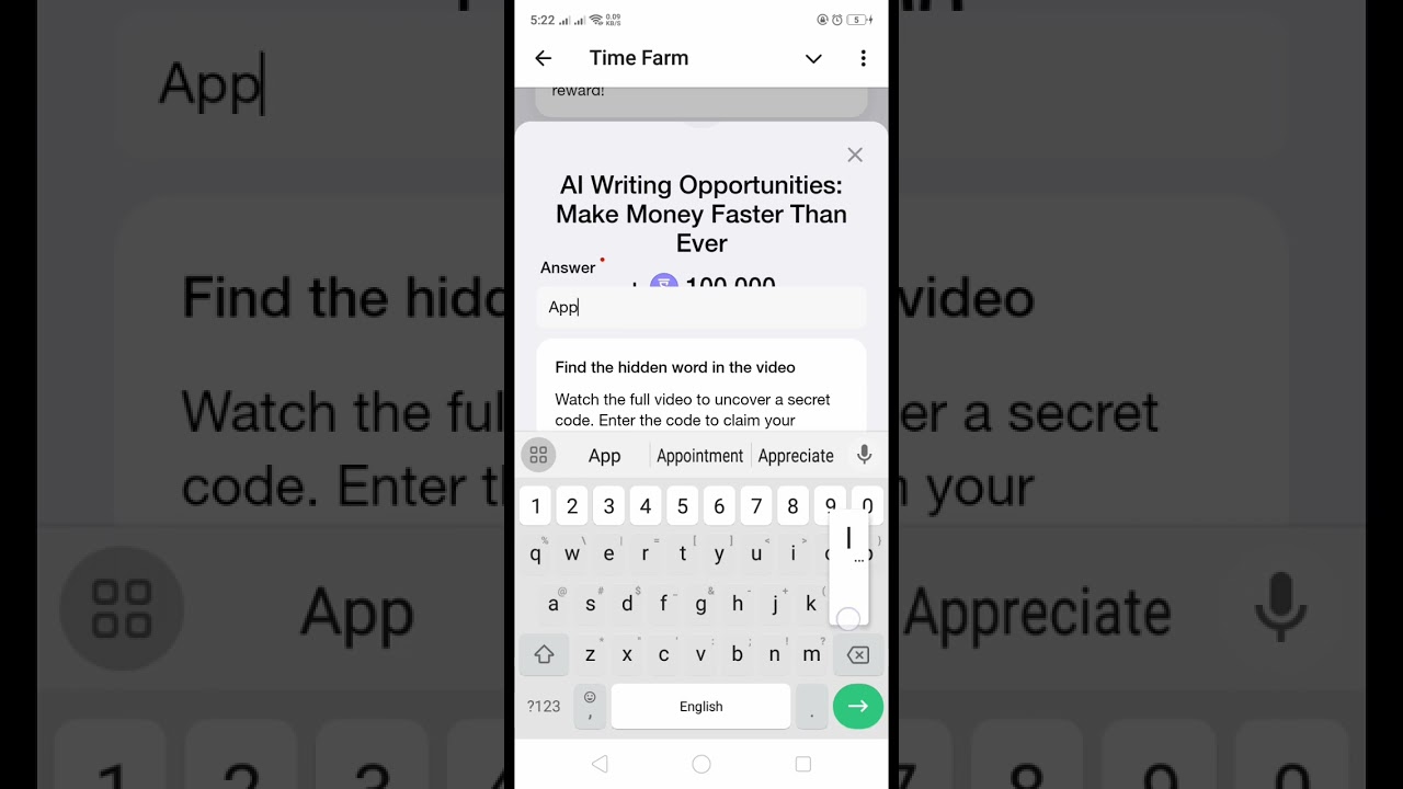 AI writing opportunities make money faster than ever time farm daily question answer today