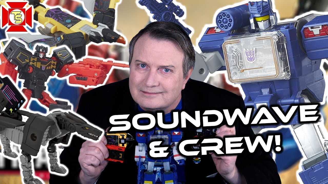 TRANSFORMERS SOUNDWAVE & CREW Titans Return Review