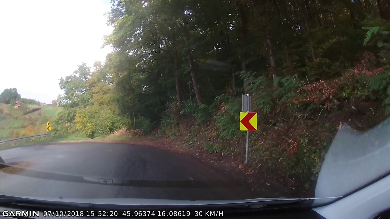 DRIVE #269: Marija Bistrica-Stubičke Toplice (Croatia) (timelapse 4x) *Read Description*