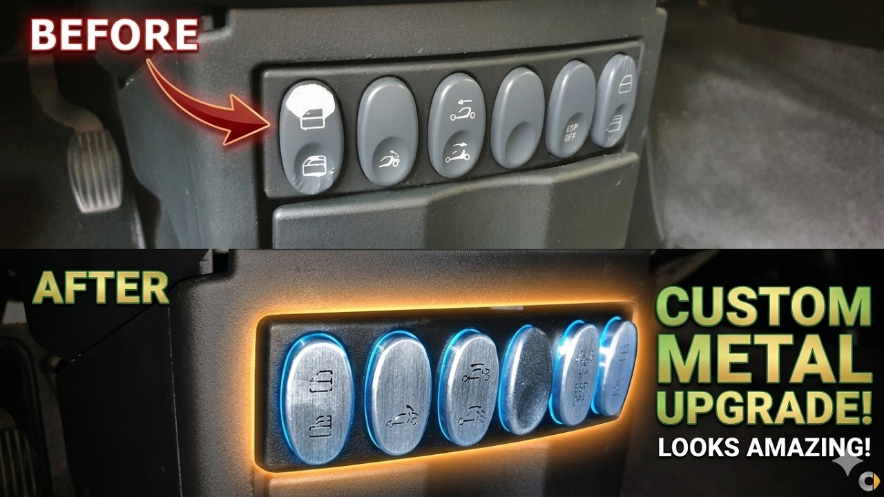 Replacing Old Buttons - Smart Roadster 452