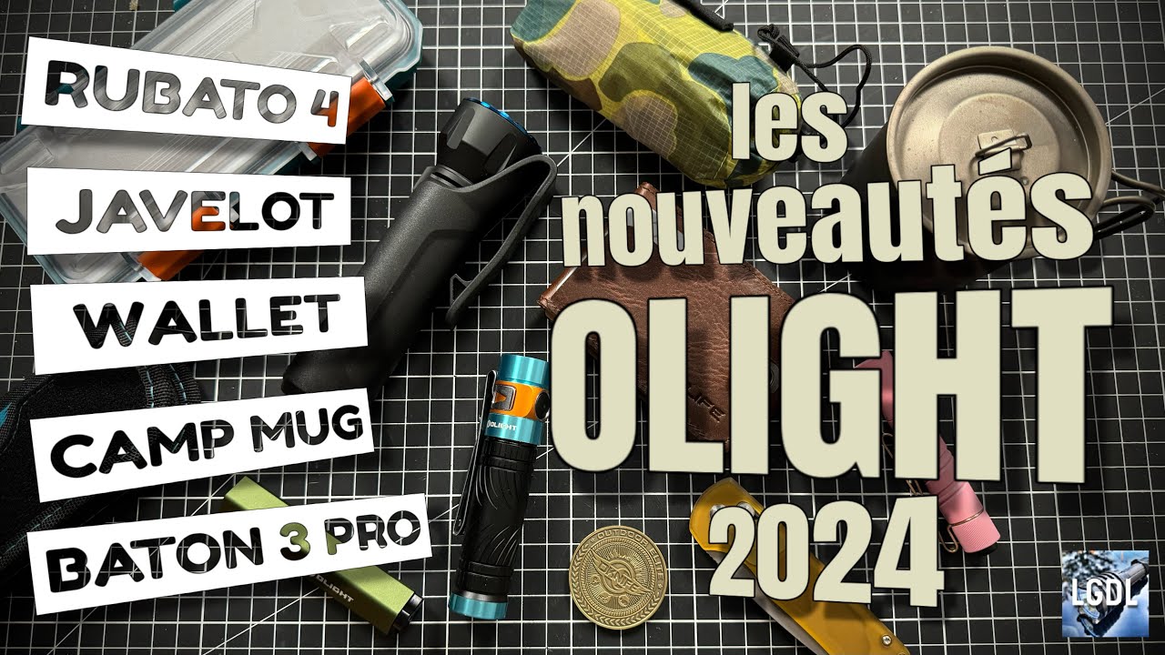 Les nouveautés OLIGHT : Oknife Rubato 4, Javelot, Wallet, Camp Mug... et des cadeaux à gagner !!!