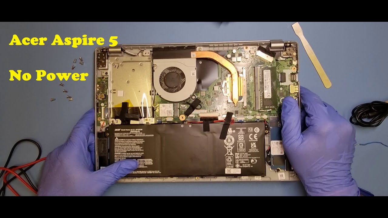Acer Aspire 5 Not Charging Fault