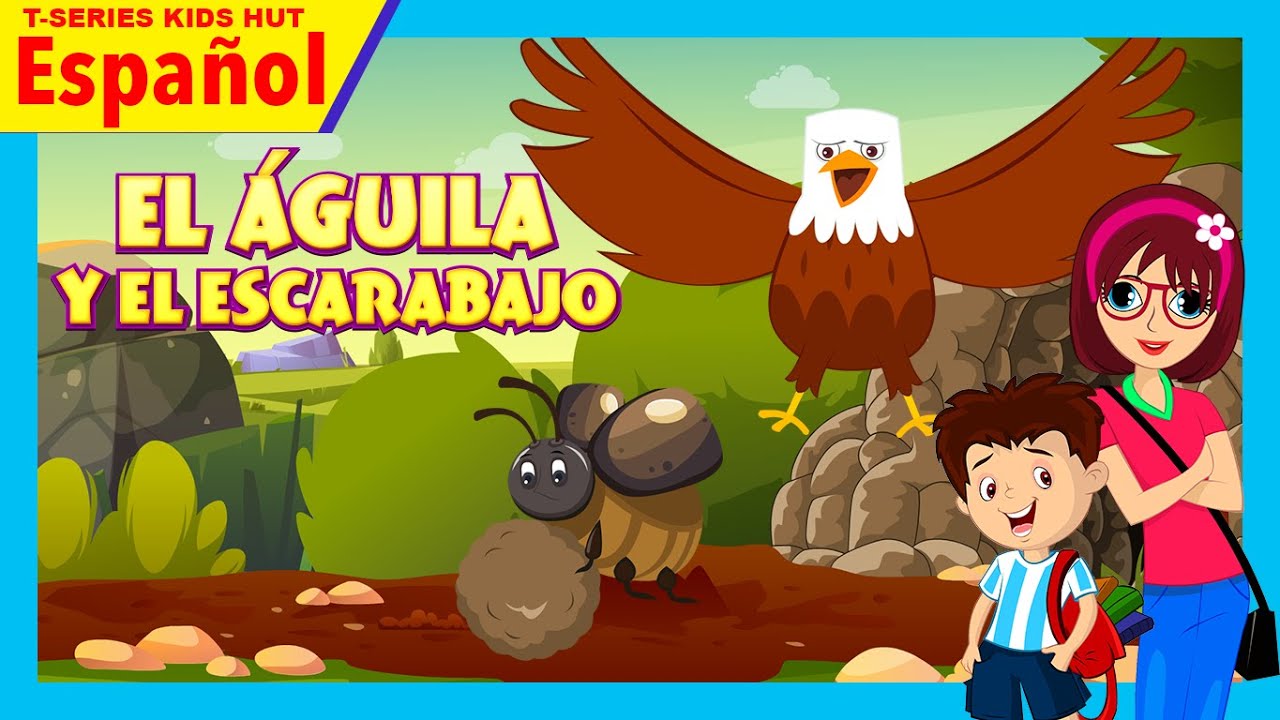 El águila y el escarabajo | Historias de la jungla para niños | Cuentos infantiles