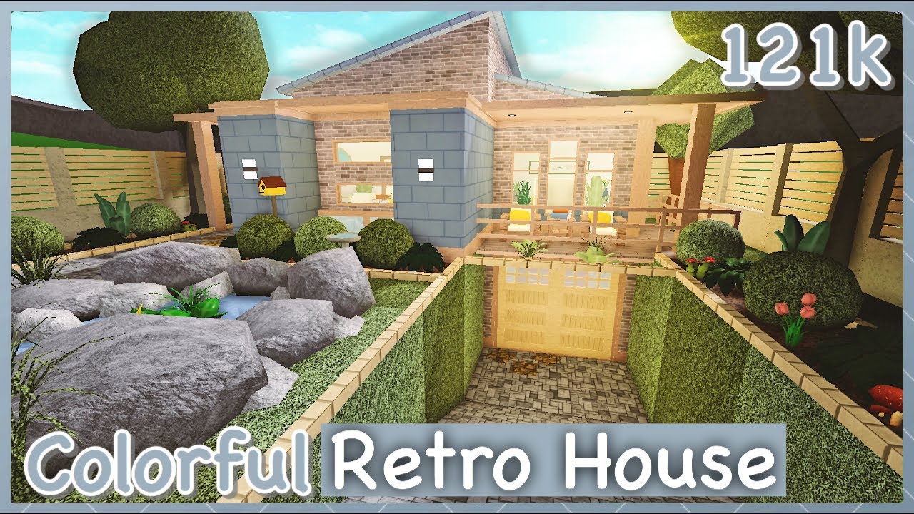 Bloxburg - Colorful Retro House Speed-build