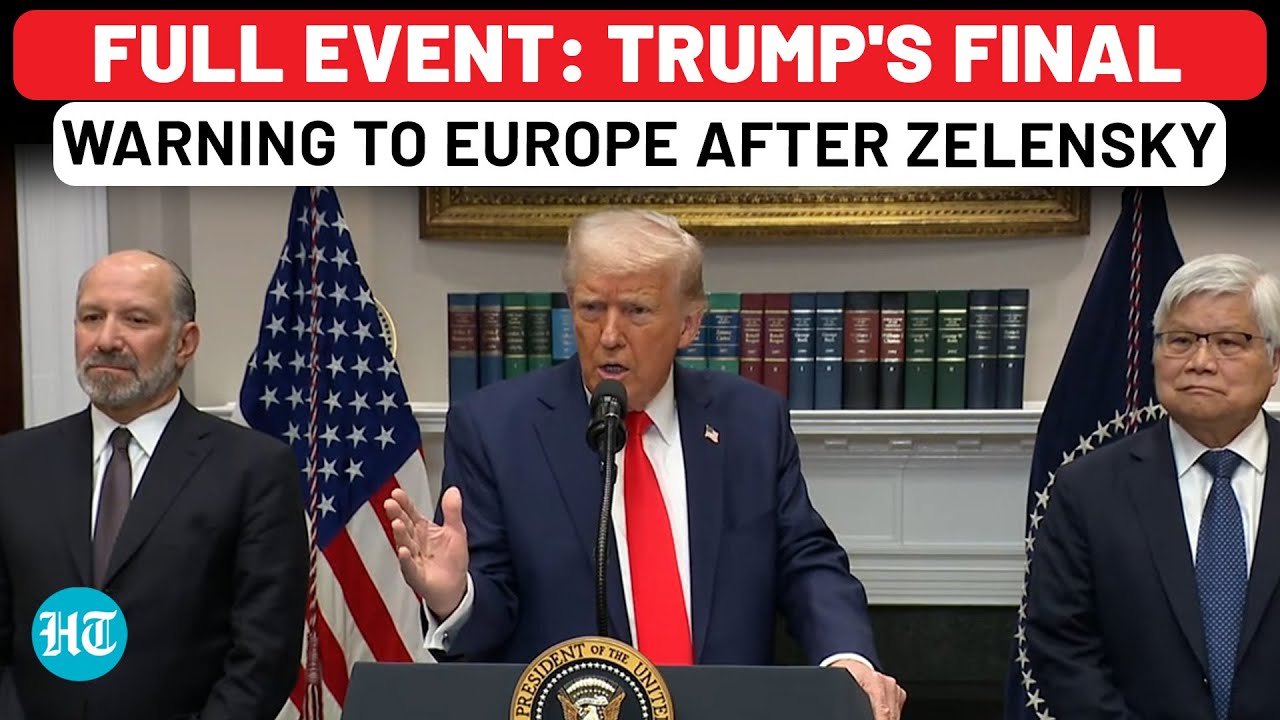 Full Event: Trump's Final Warning To Zelensky, Europe; Big Message To Putin| Ukraine| Russia| USA