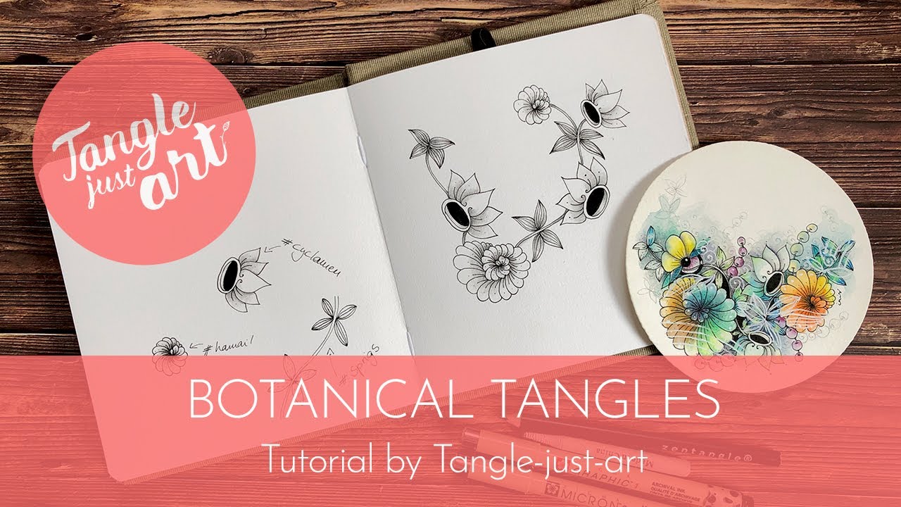 Botanical Tangles - Tutorial