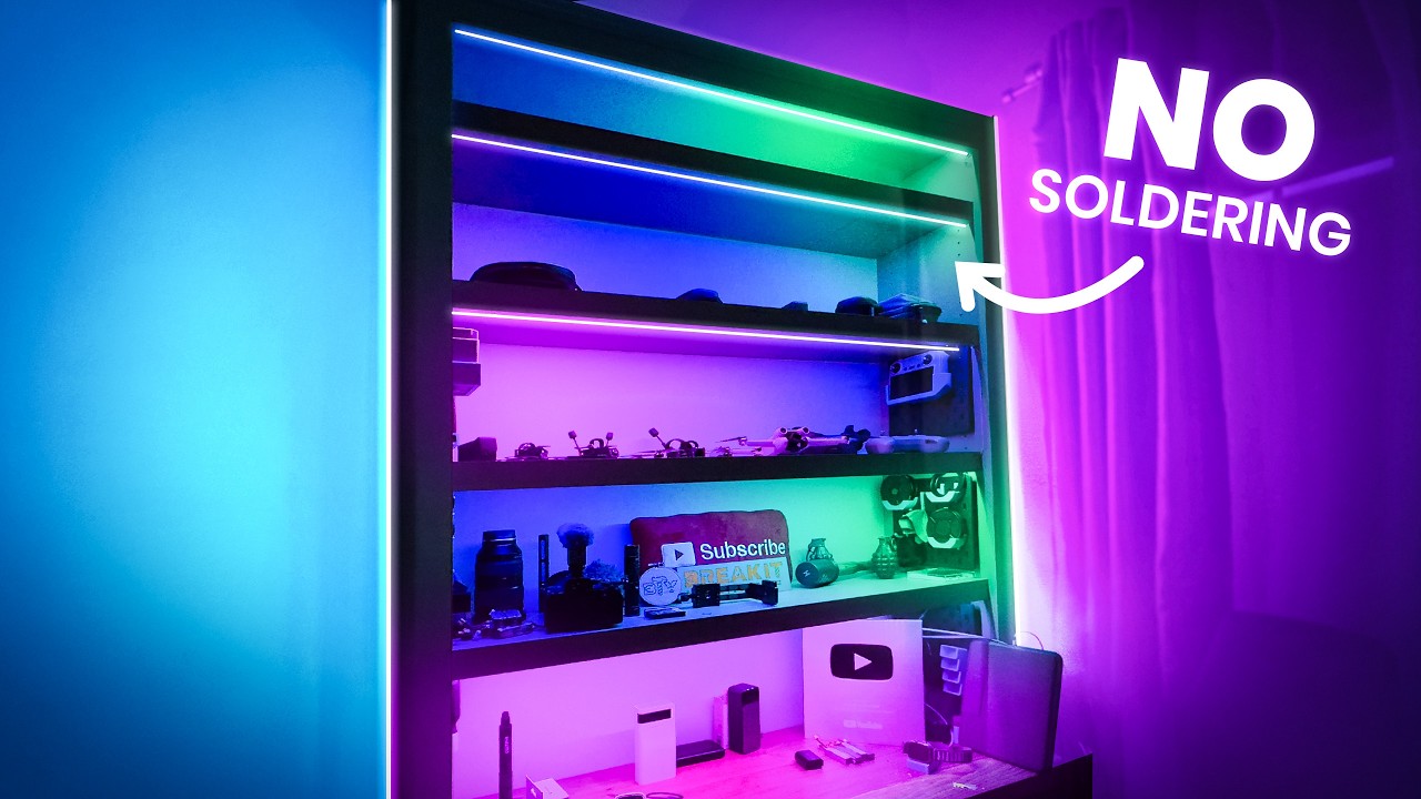 Easy Plug and Play LED Shelf Lights Anyone Can Do!