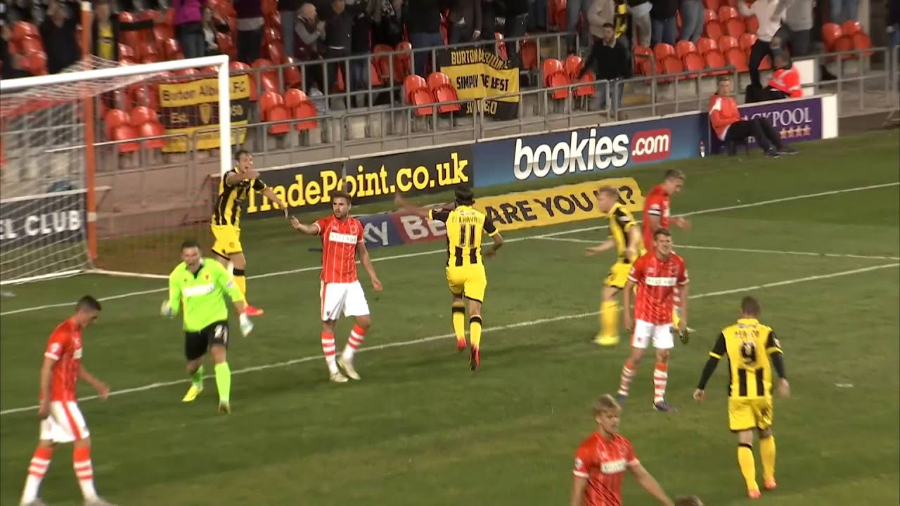 Blackpool v Burton