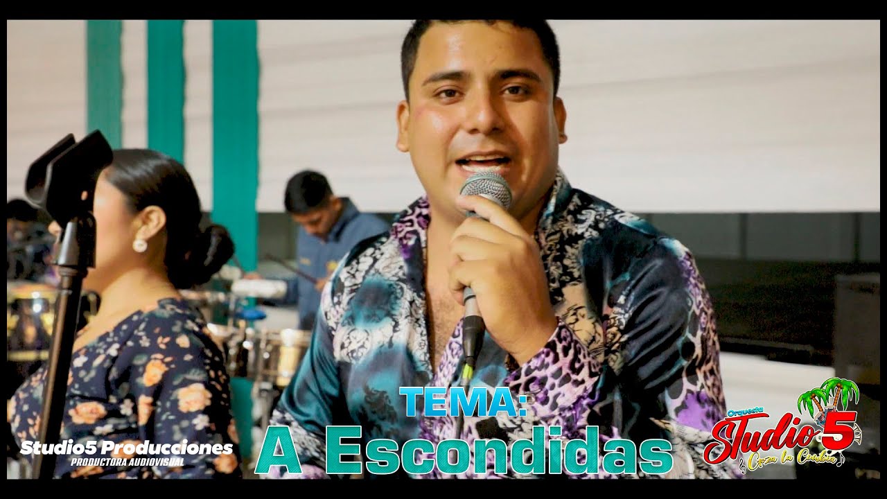 MIX A ESCONDIDAS (D.R.) ORQUESTA STUDIO5 LO BAILA SANTA ROSA