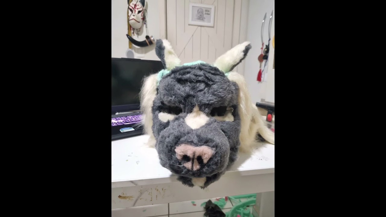 Seiko, The Komainu - fursuit partial 