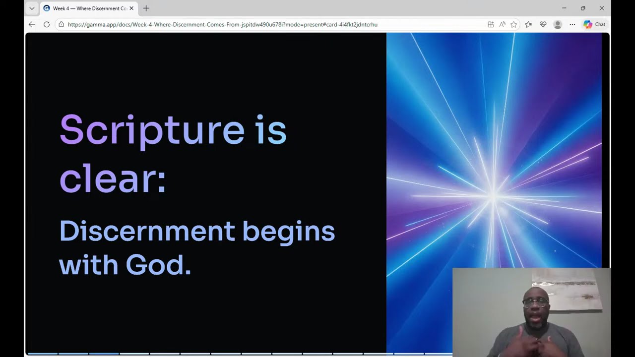 Discernment Week 4 - Where Discernment Comes From