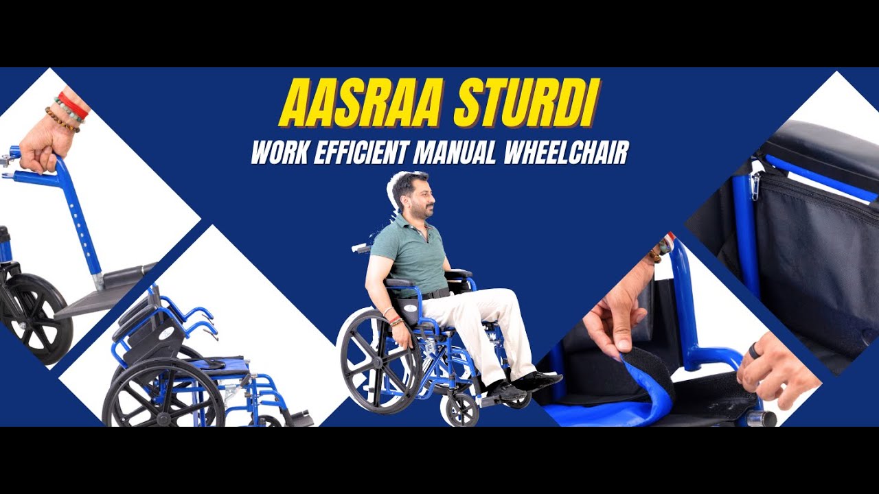 AASRAA Sturdi AR803E Manual Wheelchair | Features, Unboxing & Daily Use | Best Wheelchair in India