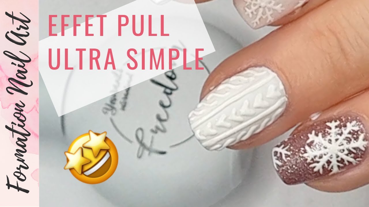 💅🏽 TUTO NAIL ART Effet pull 💅🏽l Vernis 3en1 vegan FREEDOM l Yournails International