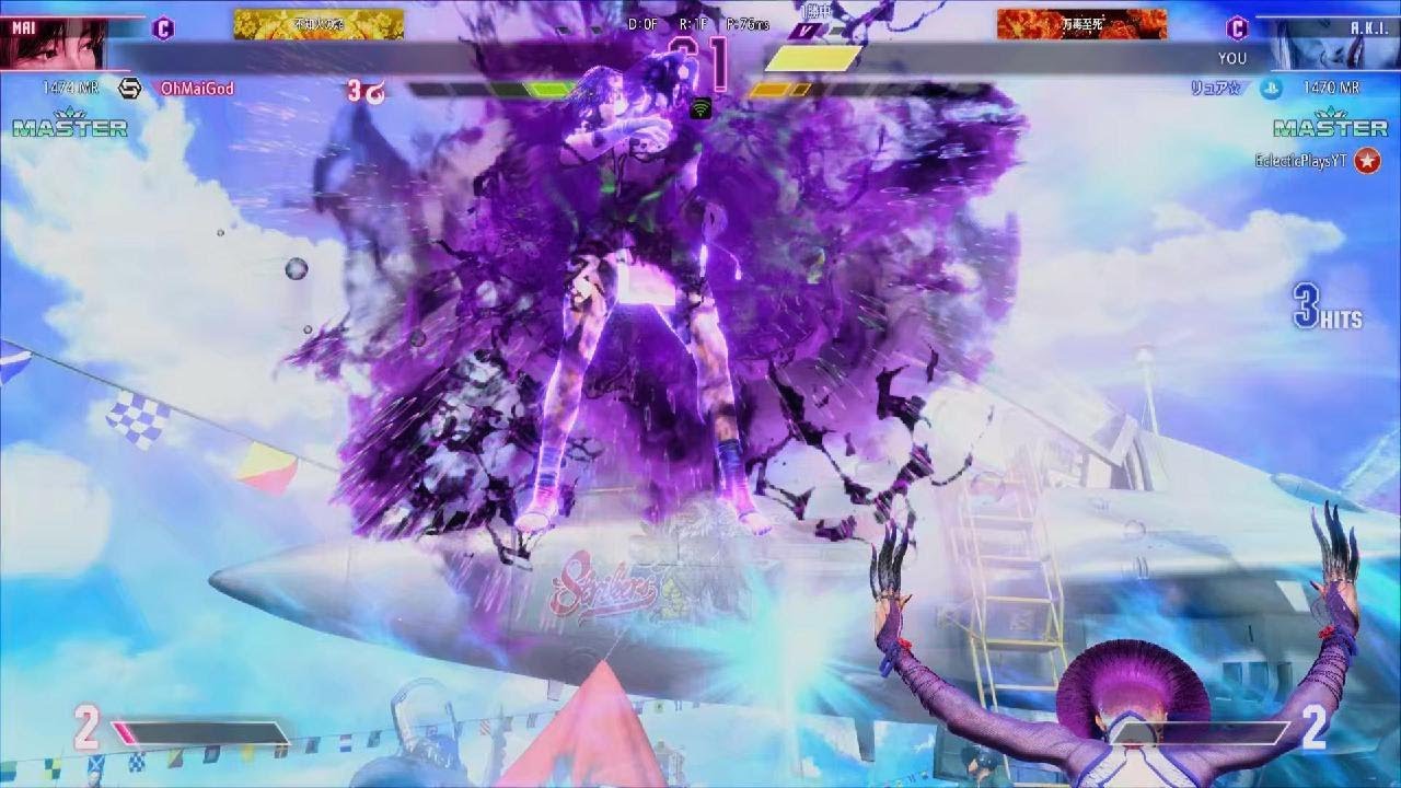 【スト6】A.K.I. VS 舞