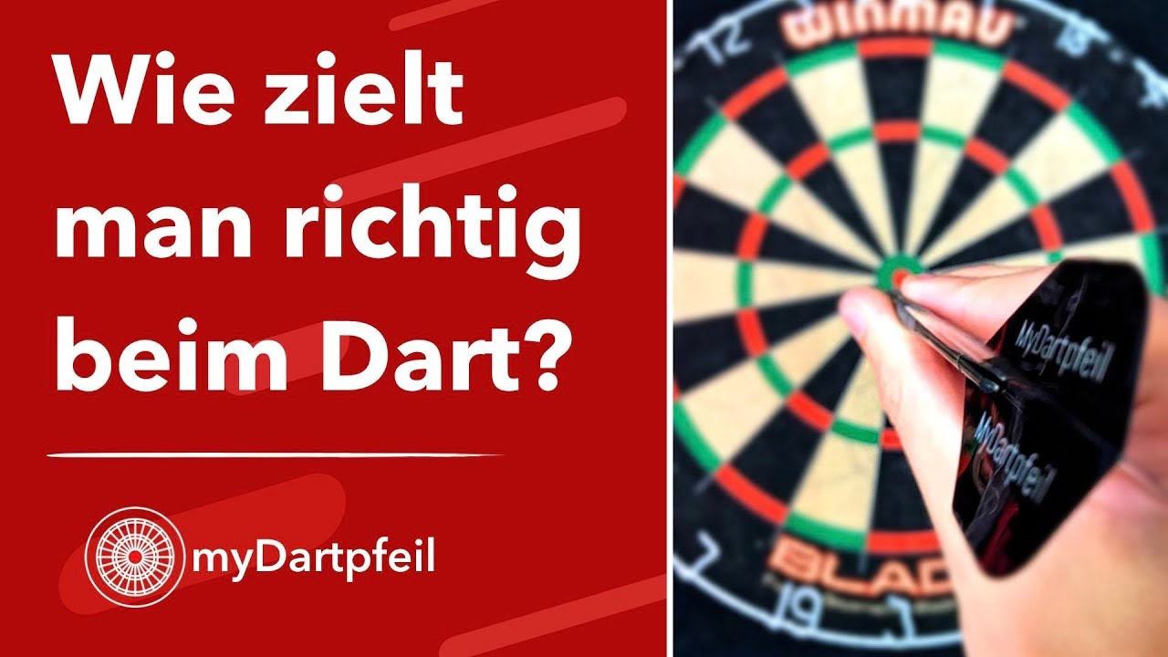 Wie zielt man richtig beim Dart? 🎯 - myDartpfeil