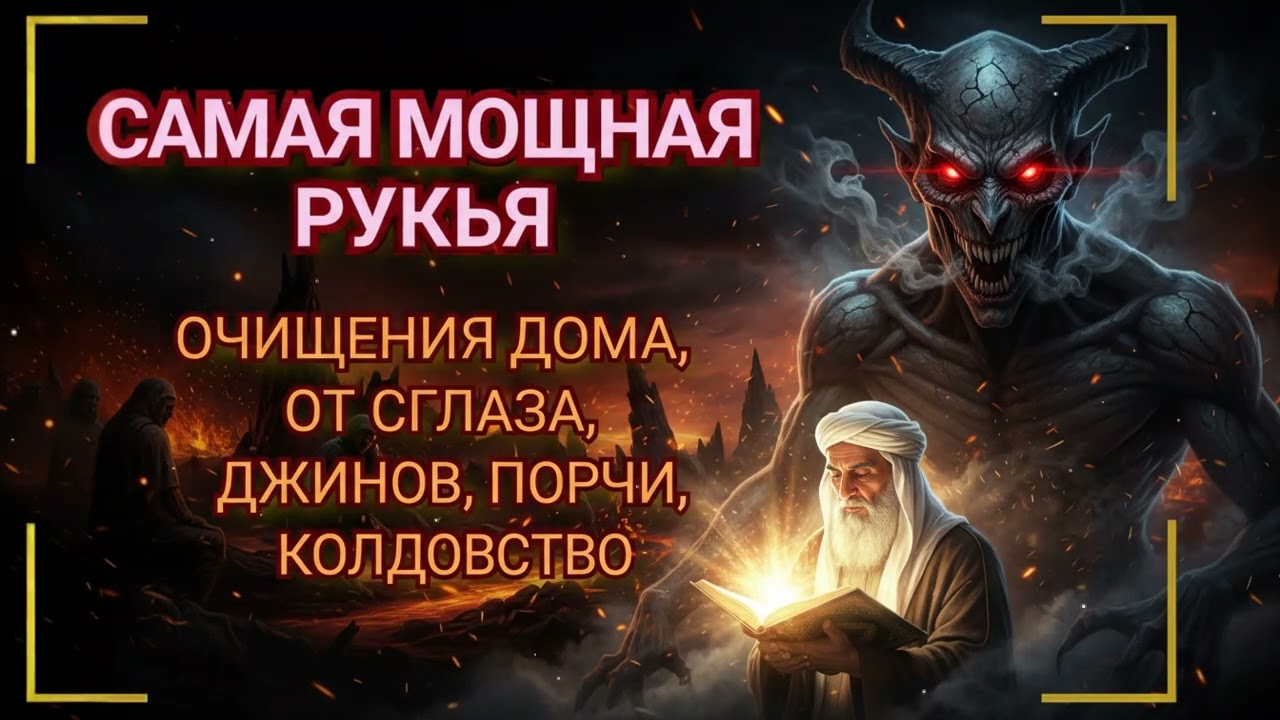 ЭТИ АЯТЫ РУКЬИ ЗАСТАВЛЯЮТ ДЖИННОВ УБЕГАТЬ | ОЧИЩЕНИЕ ДОМА И СОЗНАНИЯ