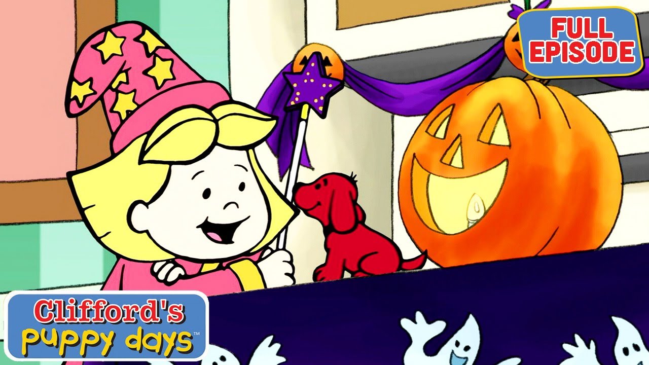 Clifford the Scary Puppy | Halloween Full Episode | Cartoons for Kids | Clifford's Puppy Days