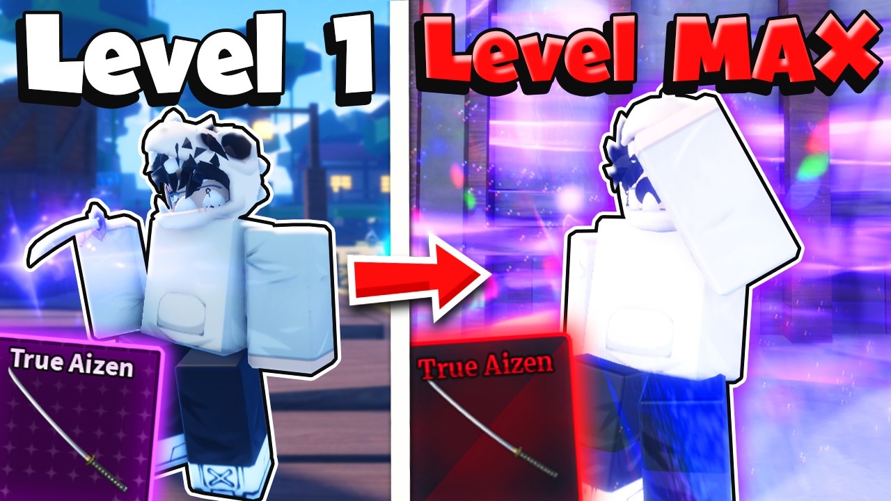 Começando do ZERO com a TRUE AIZEN no Sailor Piece! (upei muito rápido)