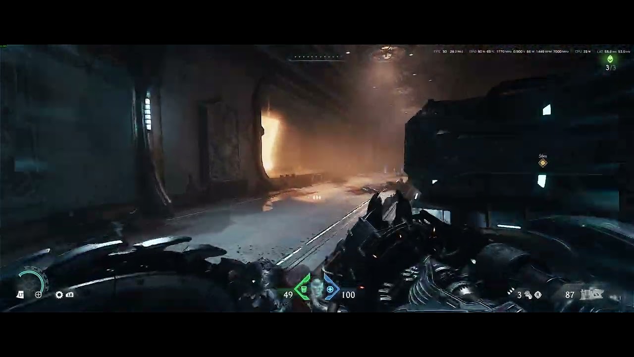 DOOM The Dark Ages- chapter 2 - HMP/UV - 3 deaths - first playthrough  (RTX 2060 6GB)