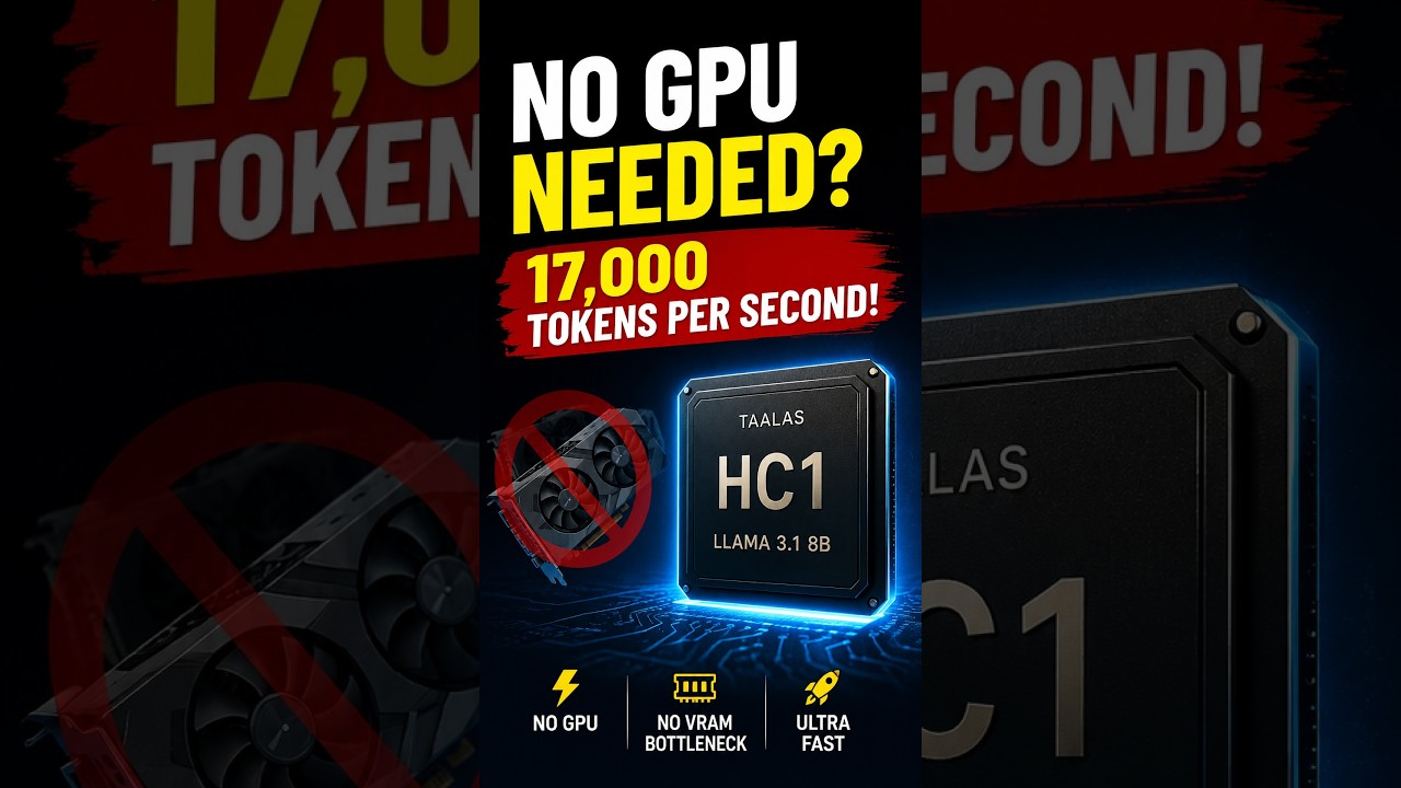 LLMs Don&rsquo;t Need GPUs Anymore? 17,000 Tokens Per Second!