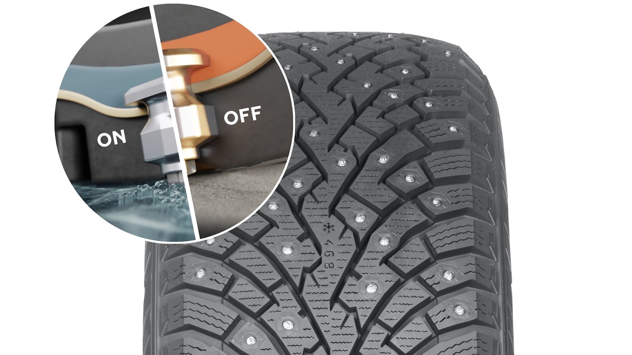 Studmode ON/OFF: A New Era of Winter Driving Begins with Nokian Tyres Hakkapeliitta 01