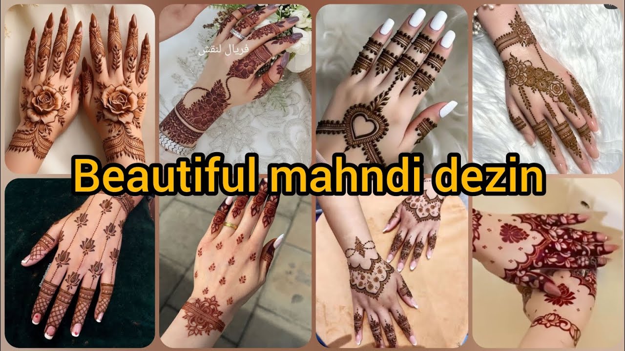 New beautiful mahndi dezin by fashion ki dunya 