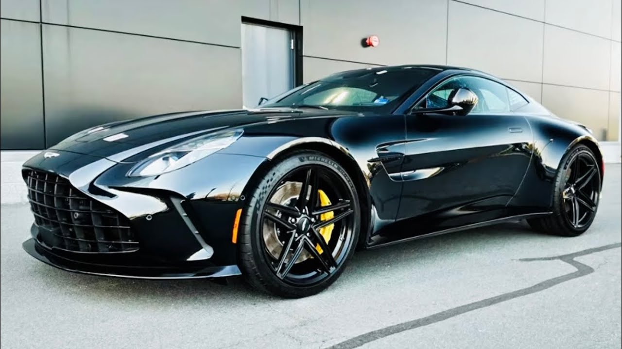 2026 Aston Martin Vantage Walkaround + POV Drive | Oberon Black (Q Paint)