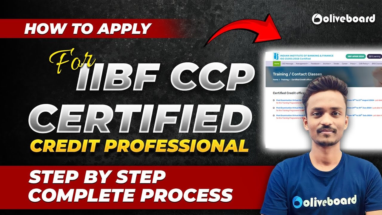 IIBF CCP Registration Step By Step Process | IIBF Registration Date 2024 | IIBF CCP Exam Date 2024