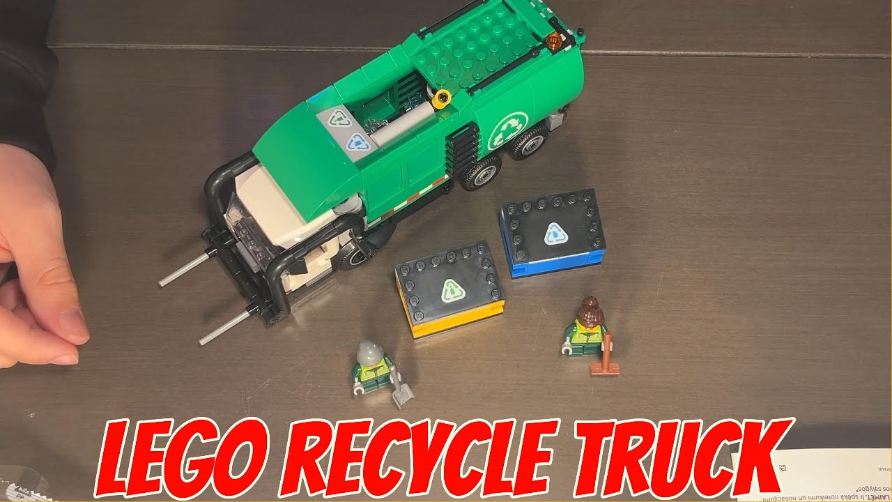 I just built the new lego recycle truck!