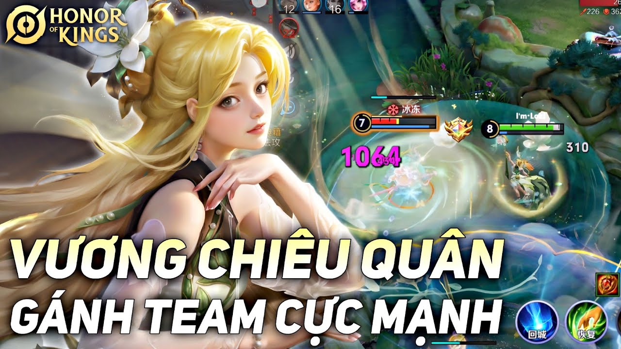 [ HONOR OF KINGS / VGVD ] GÁNH TEAM CỰC ĐÃ CÙNG PHÁP SƯ HOT META VƯƠNG CHIÊU QUÂN TUYỆT SẮC
