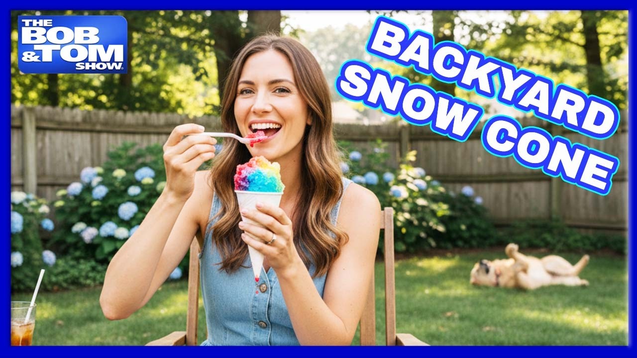 Backyard Snow Cone… WAIT, WHAT?! 🍧😳