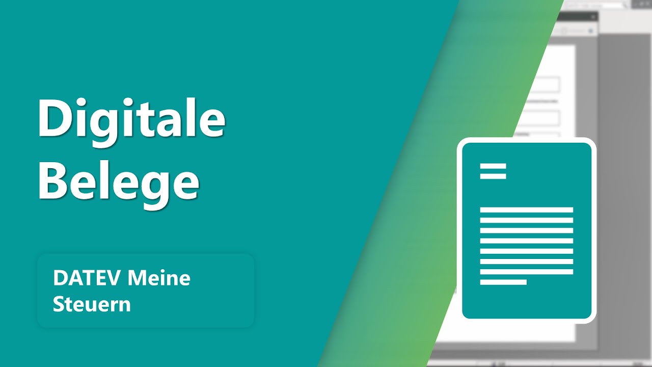 Digitale Belege im Programm Einkommensteuer