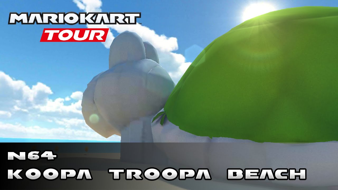 Mario Kart Tour - N64 Koopa Troopa Beach (All Variants)