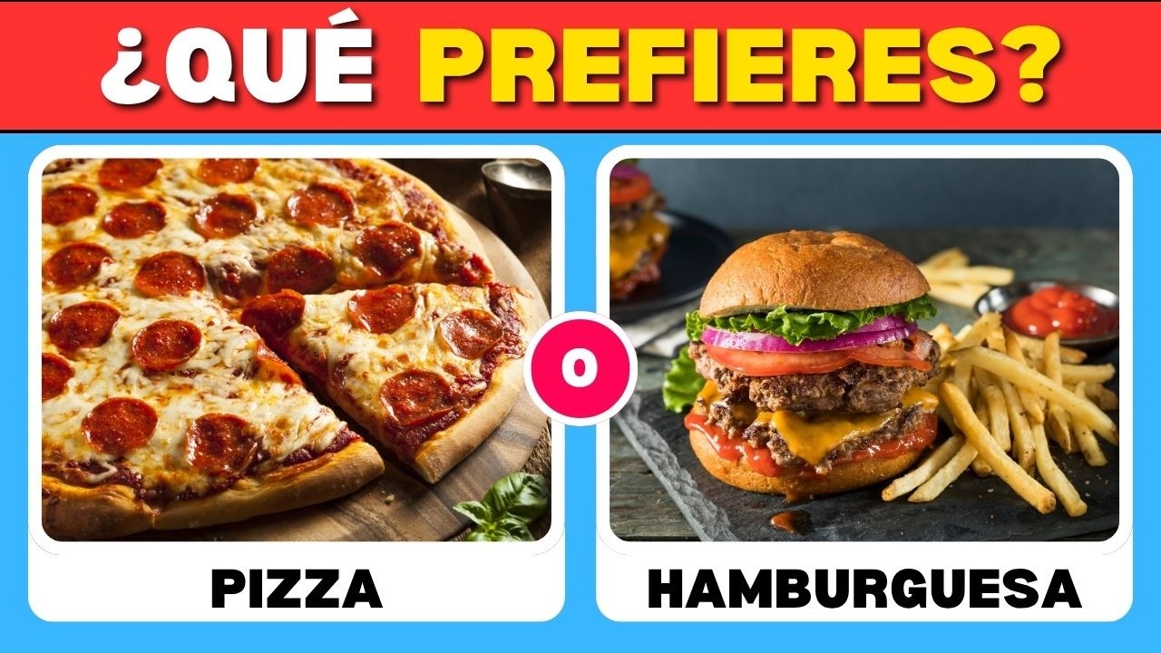 🍟 ¿Qué Prefieres? Comida Chatarra - ¡Elige tu Tentación! 🍔