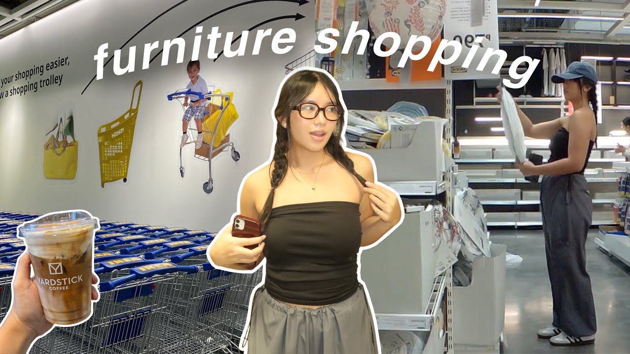 UPGRADING MY APARTMENT 🛋💡🛒 ✧.* ikea & muji run, furniture shopping, room decor!