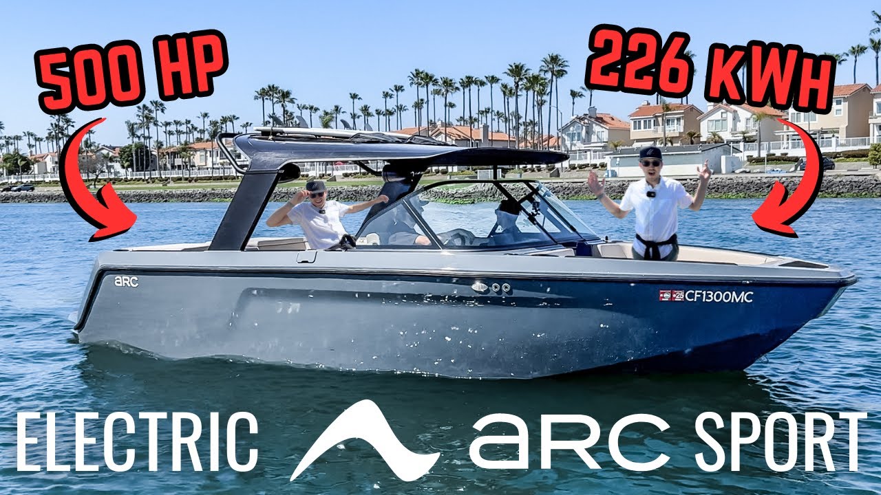 Electric Arc Sport Full Tour & First Ride! Over 200kWh Of Boating Bliss
